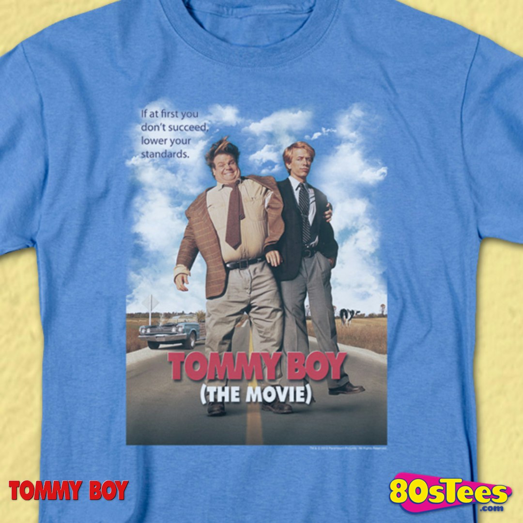 Tommy Boy Movie Cat-Like Speed & Reflexes Chris Farley T-Shirt All Sizes 
